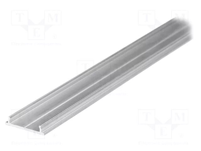 Profiles for LED modules; natural; L: 2m; FIX12; aluminium TOPMET TOP-FIX12-2M