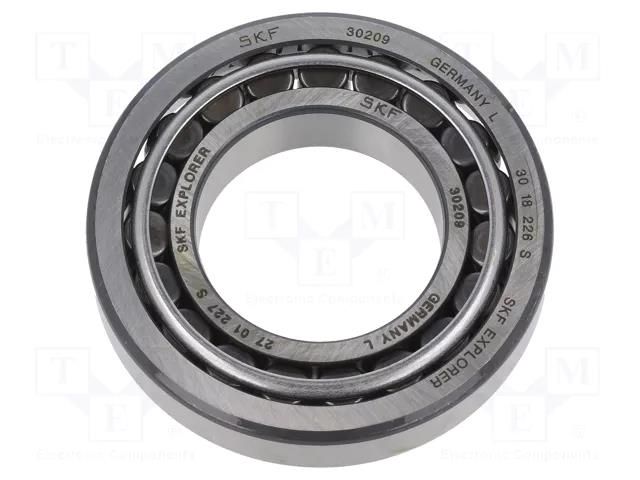 Bearing: tapered roller; Øint: 45mm; Øout: 85mm; W: 20.75mm SKF SKF30209