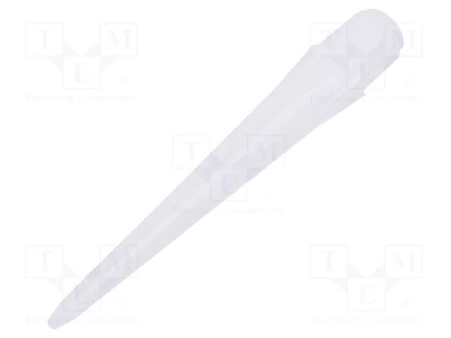 Needle: plastic; L: 4"; straight,conical; 1/4"; HDPE; 1.58mm Techcon TCH-EA4160-HD
