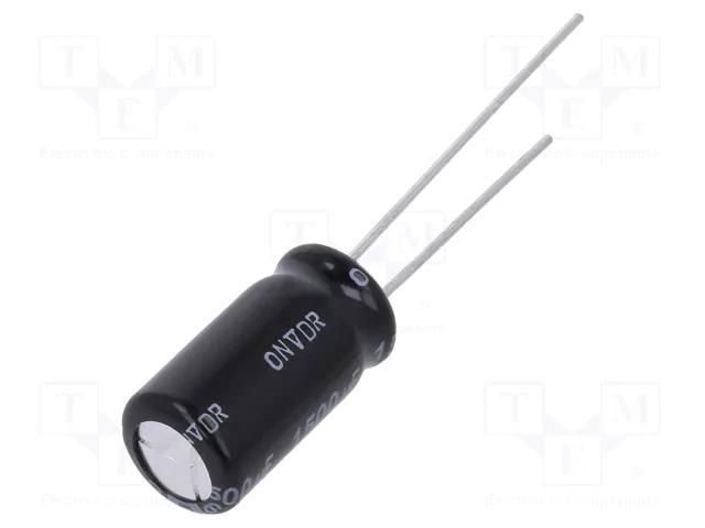 Capacitor: electrolytic; low ESR; THT; 1500uF; 6.3VDC; Ø8x15mm PANASONIC EEUFS0J152L