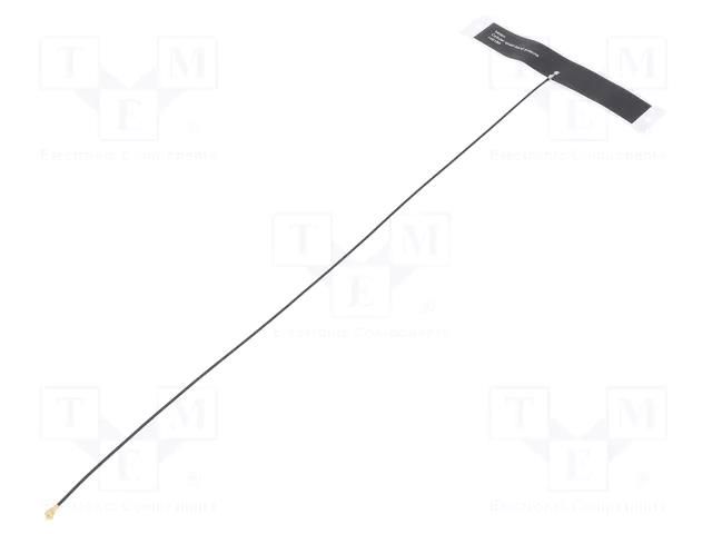 Antenna; GSM,LTE; 1.1dBi,2.6dBi,3dBi; linear; Len: 300mm; U.FL MOLEX 1461850300