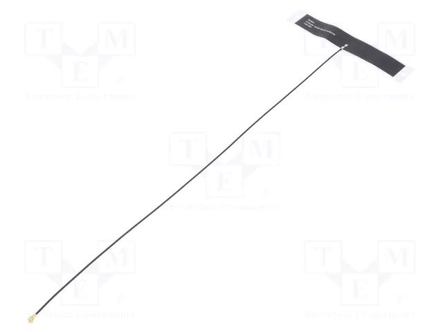 Antenna; GSM,LTE; 1.1dBi,2.6dBi,3dBi; linear; Len: 300mm; U.FL MOLEX 1461850300