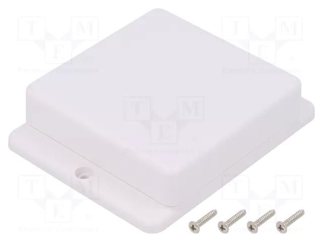 Enclosure: multipurpose; X: 80mm; Y: 80.6mm; Z: 23.5mm; TWF; ABS; IP40 TAKACHI TKC-TWF8-2-8W