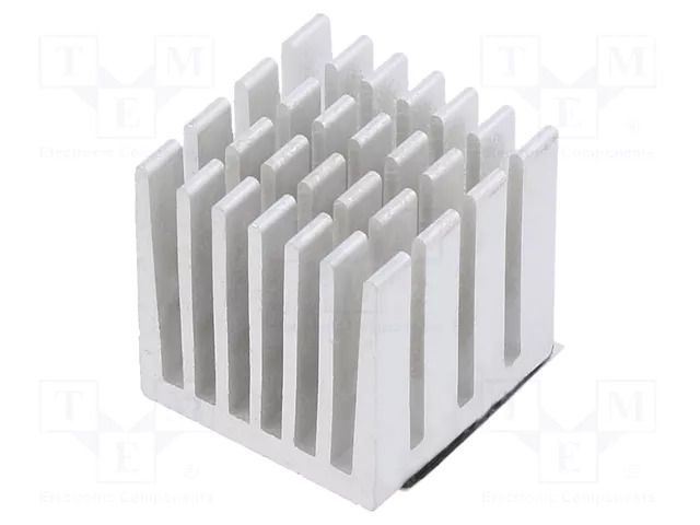 Heatsink: extruded; grilled; Raspberry Pi; silver; L: 15mm; W: 15mm  ODS-13808