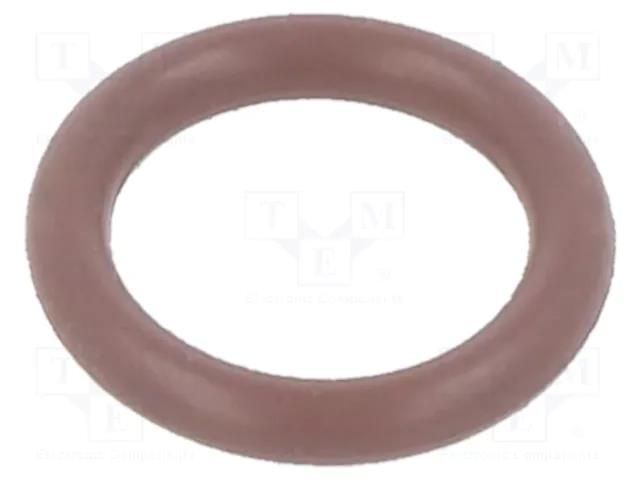 O-ring gasket; FPM; Thk: 1.5mm; Øint: 7mm; brown; -20÷200°C ORING USZCZELNIENIA TECHNICZNE O-7X1.5-80-FPM-BR