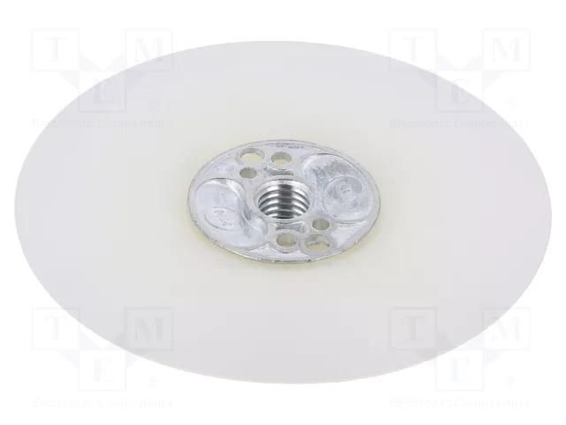 Bracking pad; 122mm; Thread: M14 METABO MTB.623278000