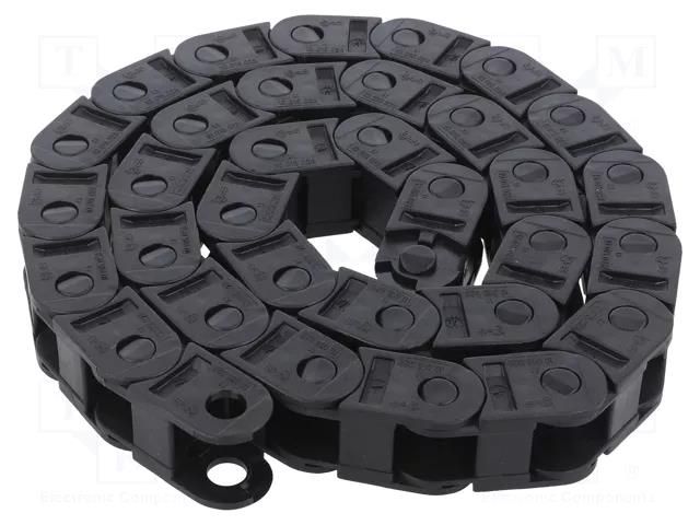 Cable chain; 10; Bend.rad: 75mm; L: 1006mm; non-openable frames IGUS 10.5.075.0
