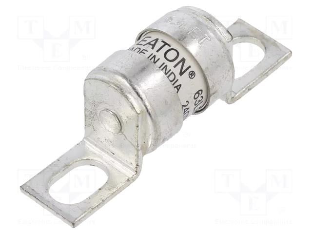 Fuse: fuse; 63A; 240VAC; 140VDC; quick blow; ceramic,industrial BUSSMANN 63LET