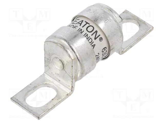 Fuse: fuse; 63A; 240VAC; 140VDC; quick blow; ceramic,industrial BUSSMANN 63LET
