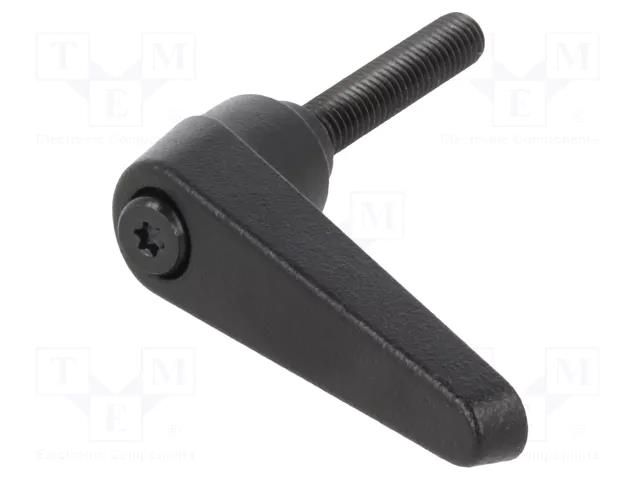 Lever; adjustable; Thread len: 32mm; Lever length: 45mm; GN 101 ELESA+GANTER GN101-14-M6-32-SW