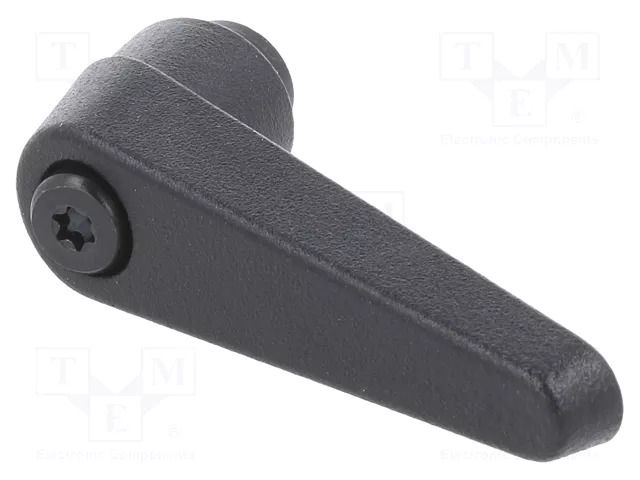 Lever; adjustable; Thread len: 9mm; Lever length: 45mm; Body: black ELESA+GANTER GN101-14-M5-SW
