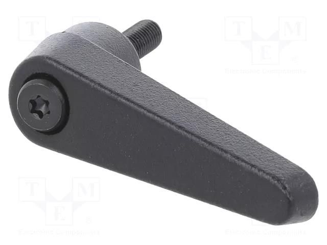 Lever; adjustable; Thread len: 16mm; Lever length: 45mm ELESA+GANTER GN101-14-M5-16-SW