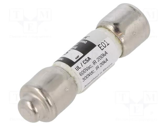 Fuse: fuse; 15A; 600VAC; time-lag; ceramic,cylindrical,industrial BUSSMANN FNQ-R-15