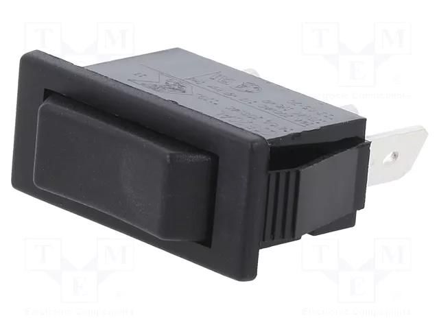 ROCKER; SP3T; Pos: 3; ON-OFF-ON; 16A/250VAC; Leads: connectors BULGIN C1520ALAAE