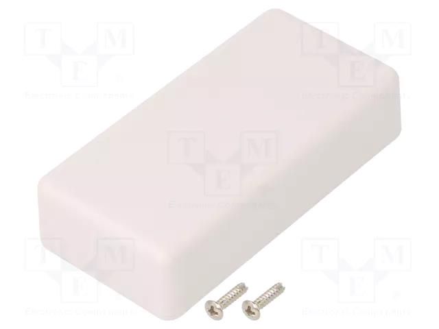 Enclosure: multipurpose; X: 40mm; Y: 20mm; Z: 80mm; TWN; ABS; white TAKACHI TKC-TWN4-2-8W