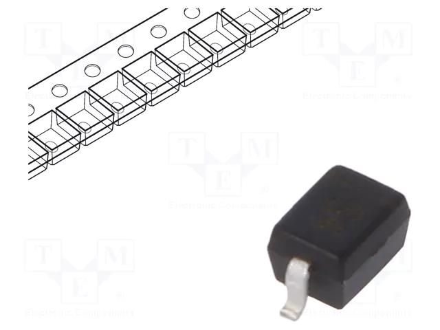 Diode: Schottky rectifying; SOD323; SMD; 40V; 0.35A; reel,tape DIODES INCORPORATED SD103AWS-7-F