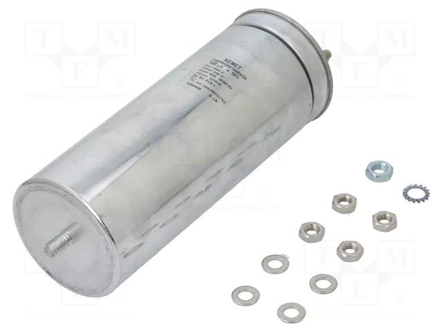 Capacitor: polypropylene; 100uF; 1400VDC; 640VAC; 60A; M12 screw KEMET C44PRGR6100RASK