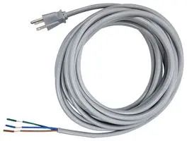 POWER CORD, NEMA 5-15P-FREE END, 6.6  MC-466-DC