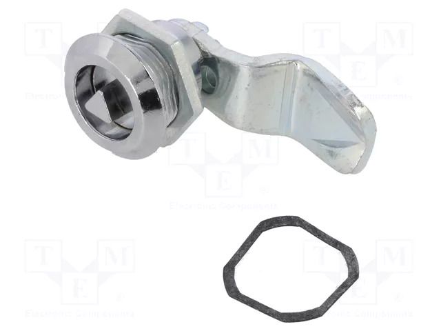 Lock; cast zinc; 10mm; Key code: T7; Features: without key ELESA+GANTER GN115-DK-10
