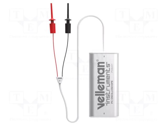 PC connected oscilloscope; 200kHz; Ch: 1; Input coupling: AC, DC VELLEMAN VEL-PCSU01