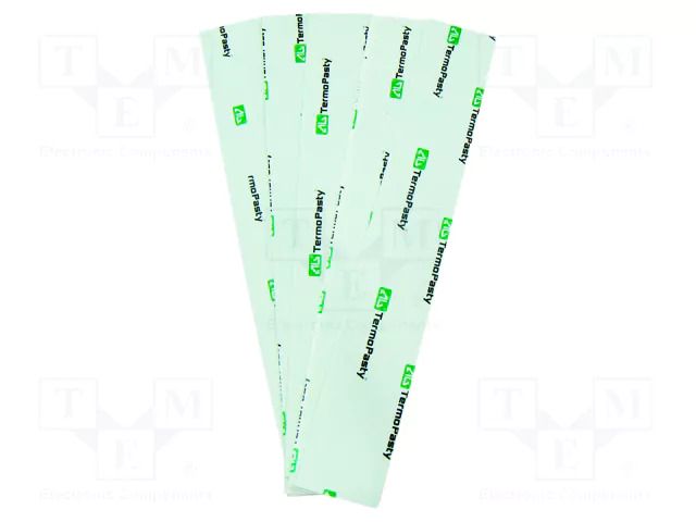 Tape: heat transfer; W: 20mm; L: 130mm; Thk: 3mm; 1.5W/mK AG TERMOPASTY THERMOPAD-15X3
