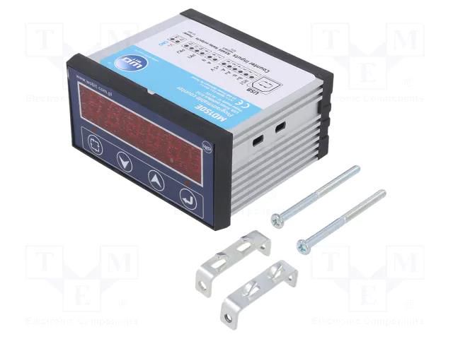 Counter: electronical; pulses/speed; -99999÷999999; 125VAC/1A WObit MD150E