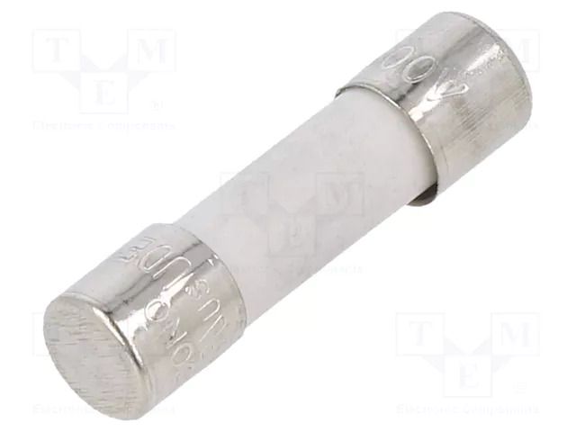Fuse: fuse; 12A; 500VAC; time-lag; ceramic,cylindrical; 5x20mm CONQUER ELECTRONIC UDE12A500V