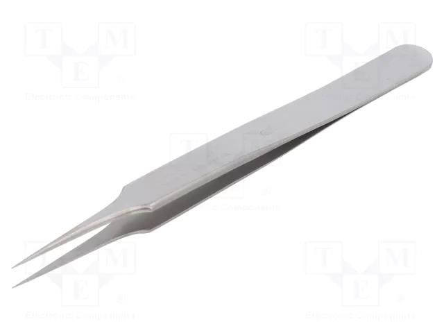Tweezers; 110mm; for precision works; Blades: narrowed WELLER WEL.4SA