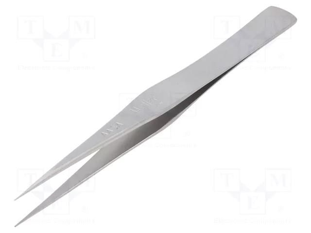 Tweezers; 127mm; for precision works; Blade tip shape: sharp WELLER WEL.AASA