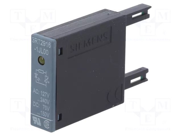 Surge arrester; varistor; Size: S00; 127÷240VAC; 70÷150VDC; 3RT20 SIEMENS 3RT2916-1JL00