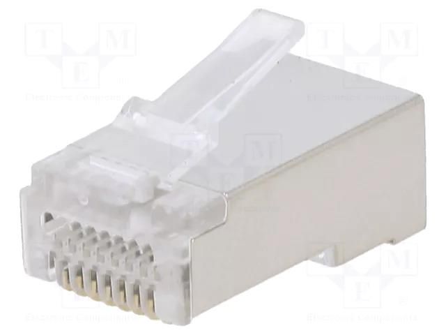 Connector: RJ45; plug; Cat: 6; shielded,pass through; 8p8c; male LOGILINK LOG-MP0077