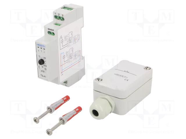 Twilight switch; for DIN rail mounting; 230VAC; SPDT; IP20; 16A MART TS-41-3.3
