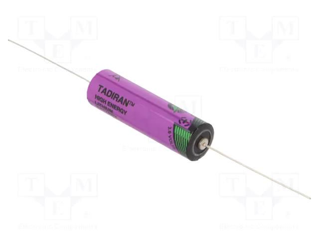 Battery: lithium (LTC); 14505; 3.6V; 1800mAh; Ø14.7x50.5mm; axial TADIRAN SL-560/P