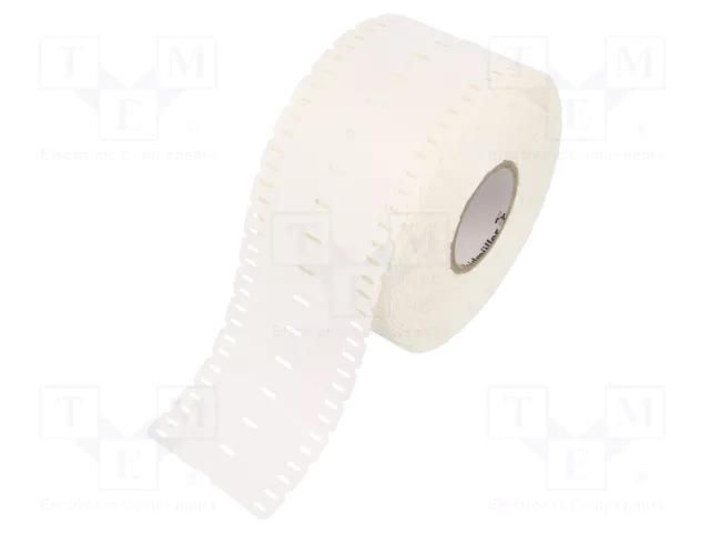 Label; polyurethane; white; -40÷90°C; cable ties; UL94HB; reel WEIDMÜLLER WM-2005340000