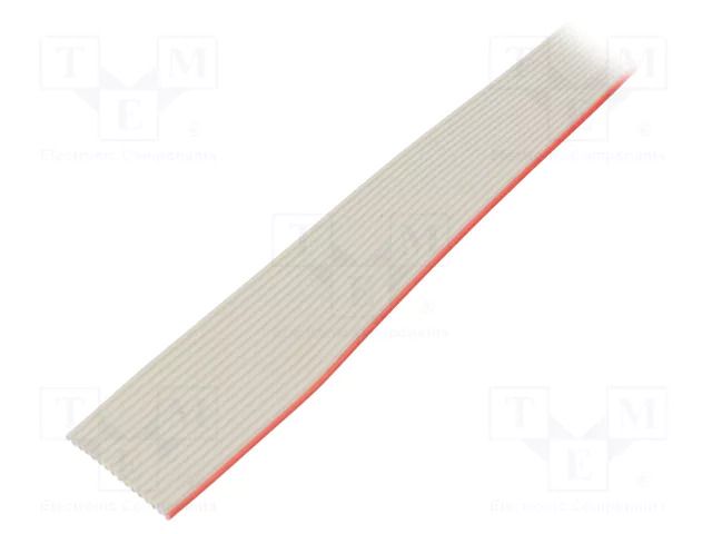 Wire: ribbon; 1.27mm; stranded; Cu; unshielded; PVC; grey; 30.5m HARTING 09180167001