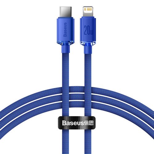 Baseus CAJY000203 Lightning - USB-C PD cable 20W 480Mb/s 1.2m - blue, Baseus 6932172602758 6932172602758