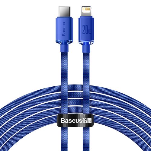Baseus CAJY000303 Lightning - USB-C PD cable 20W 480Mb/s 2m - blue, Baseus 6932172602789 6932172602789