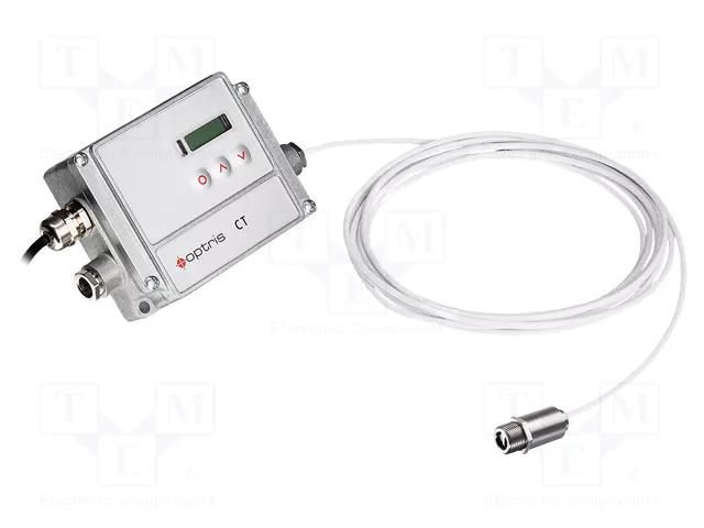 Infrared thermometer; -50÷600°C; Accur: ±1°C; ±1%; Opt.resol: 15: 1 Optris OPTCTLT15CB3