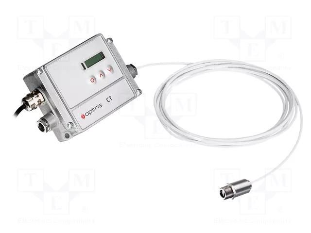 Infrared thermometer; -50÷600°C; Accur: ±1°C; ±1%; Opt.resol: 15: 1 Optris OPTCTLT15CB8