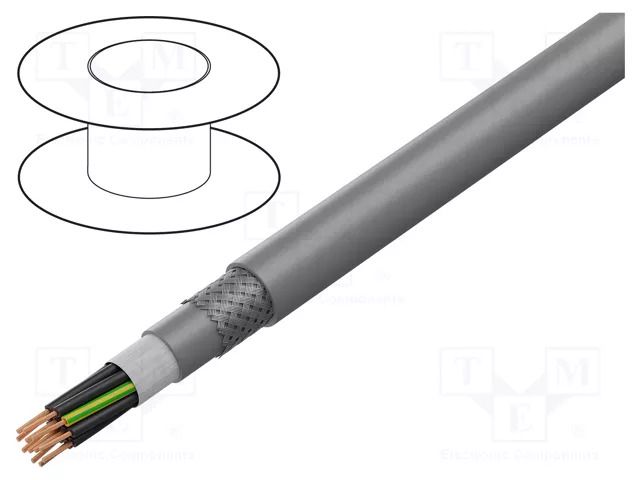 Wire: control cable; ÖLFLEX® FD CLASSIC 810 CP; 12G2.5mm2; grey LAPP CL-FD810CP-12G2.5