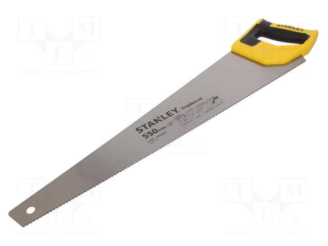 Saw; manual; wood; 11teeth/inch; TRADECUT™; 550mm STANLEY STL-STHT1-20353