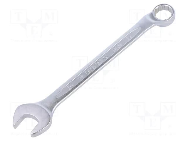 Wrench; bent,combination spanner; 16mm; Chrom-vanadium steel KING TONY KT-1063-16