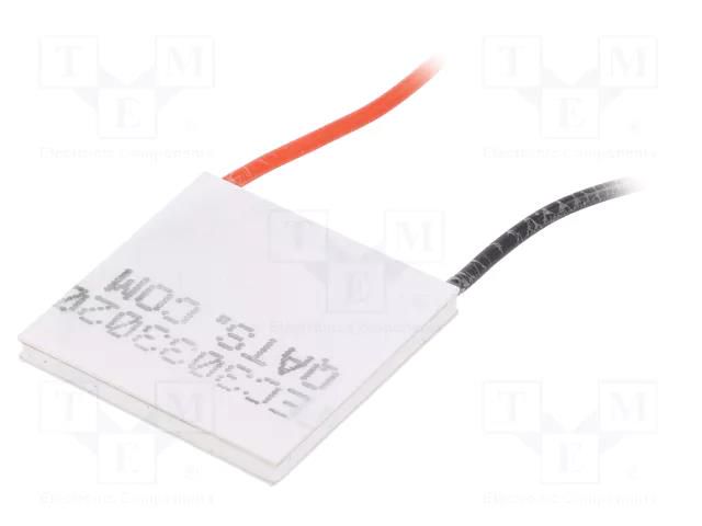Module: Peltier; 15.4V; 4A; 30x30x3.3mm; 35.6W; ceramics; 20AWG Advanced Thermal Solutions ATS-TEC30-33-020