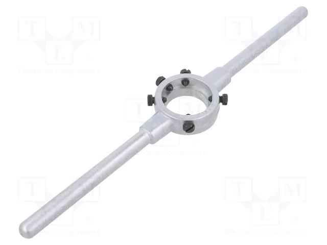 Diestock; cast zinc; Grip capac: G 1/4",Mf12-Mf15; L: 315mm VÖLKEL VOLKEL-15006
