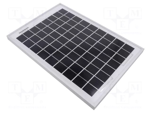 Photovoltaic cell; polycrystalline silicon; 354x251x17mm; 10W CELLEVIA POWER CL-SM10P
