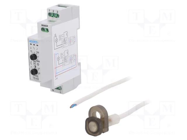 Twilight switch; for DIN rail mounting; 230VAC; SPDT; IP20; 16A MART TS-43-2
