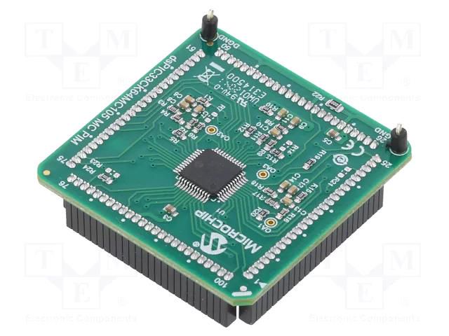 Plug-in module; motors; Components: DSPIC33CK64MP105 MICROCHIP TECHNOLOGY MA330051-2