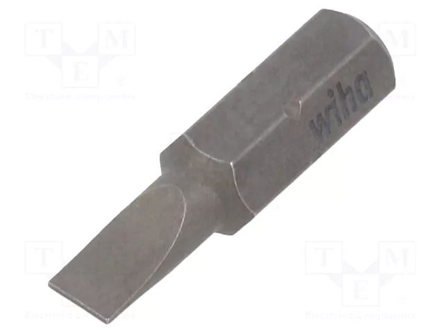 Screwdriver bit; slot; 4.5x0.6mm; 1/4"; Overall len: 25mm WIHA WIHA.01623