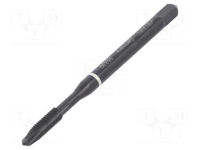 Tap; M4; 0.7; L: 63mm; Holder: machine; 3.4mm; ISO2/6H VÖLKEL VOLKEL-35230