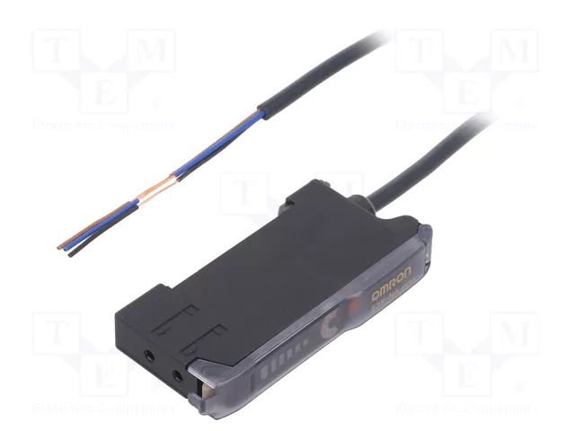 Sensor: optical fiber amplifier; PNP; IP50; Connection: cables; 2m OMRON E3X-NA41F-2M